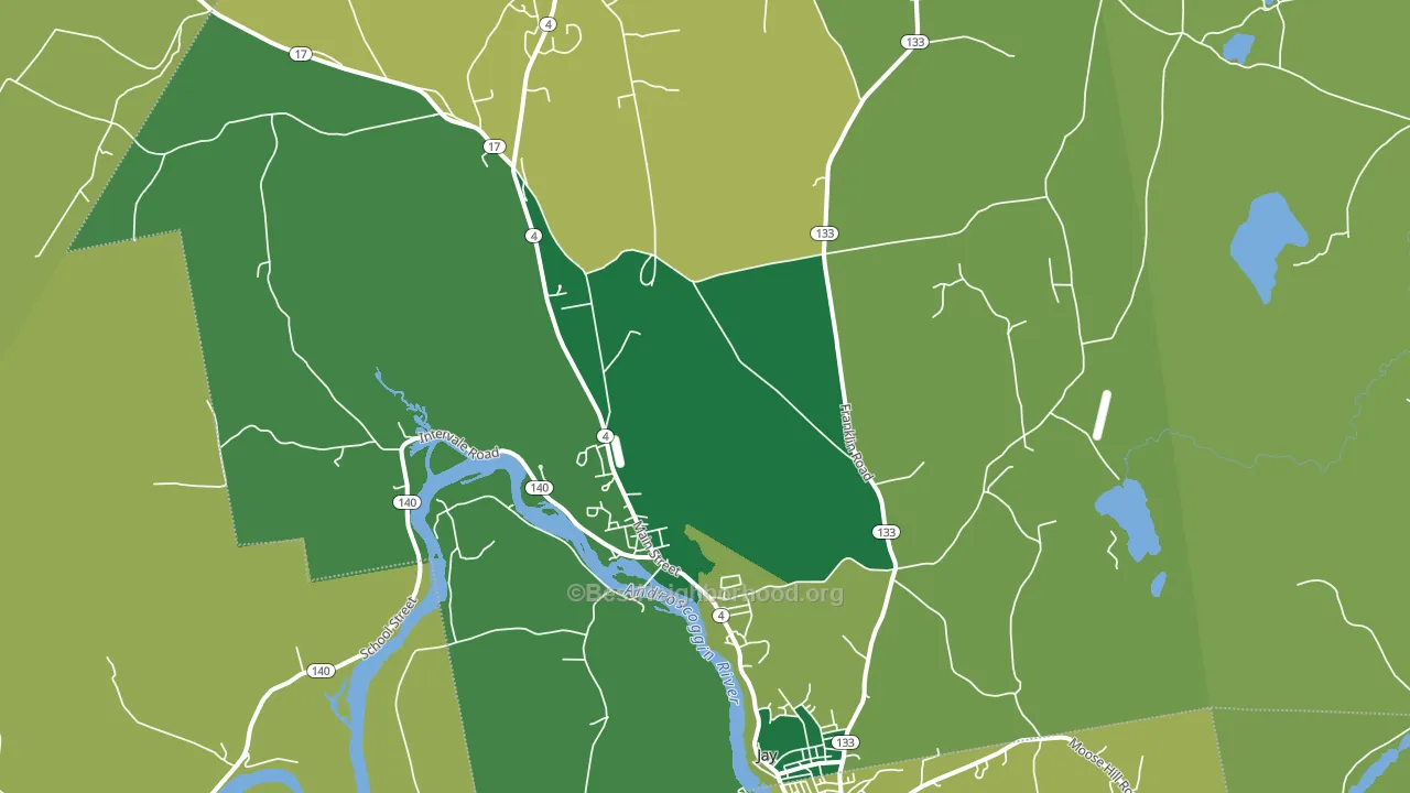 04239, ME block-group voter-turnout map