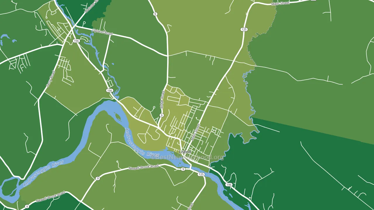 04252, ME block-group voter-turnout map