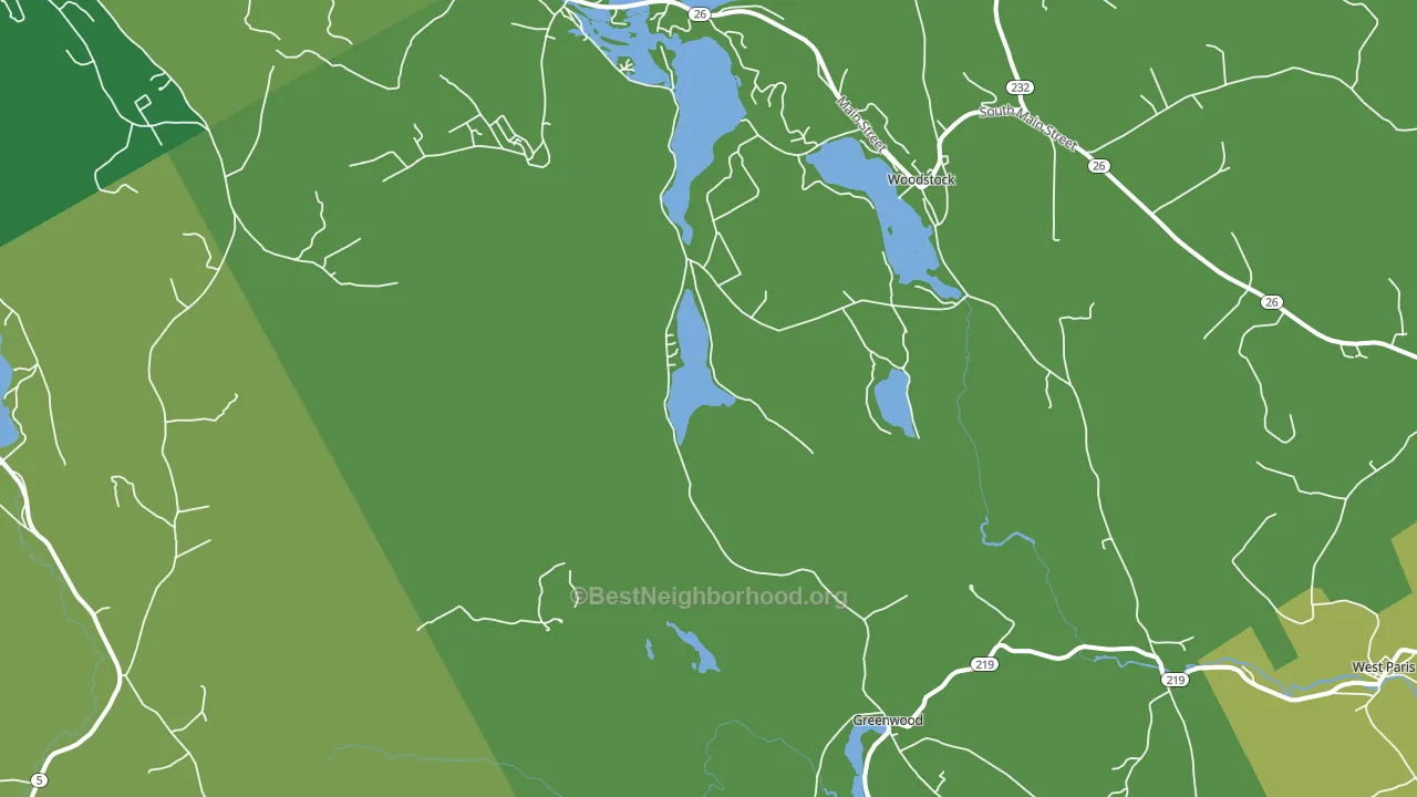 04255, ME block-group voter-turnout map