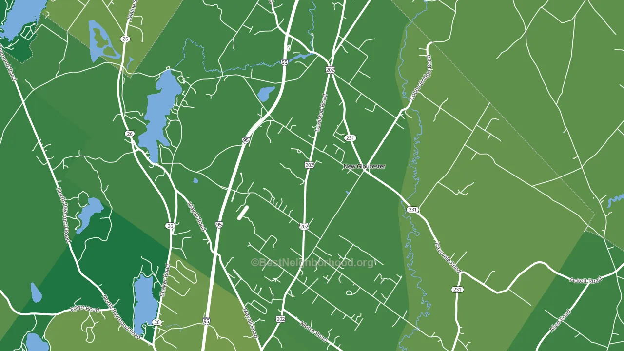 04260, ME block-group voter-turnout map