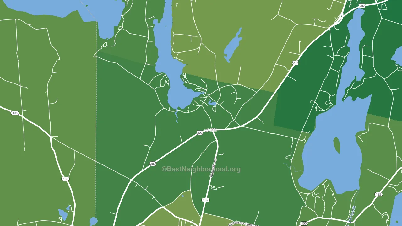04265, ME block-group voter-turnout map