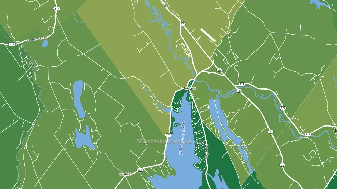 04270, ME block-group voter-turnout map