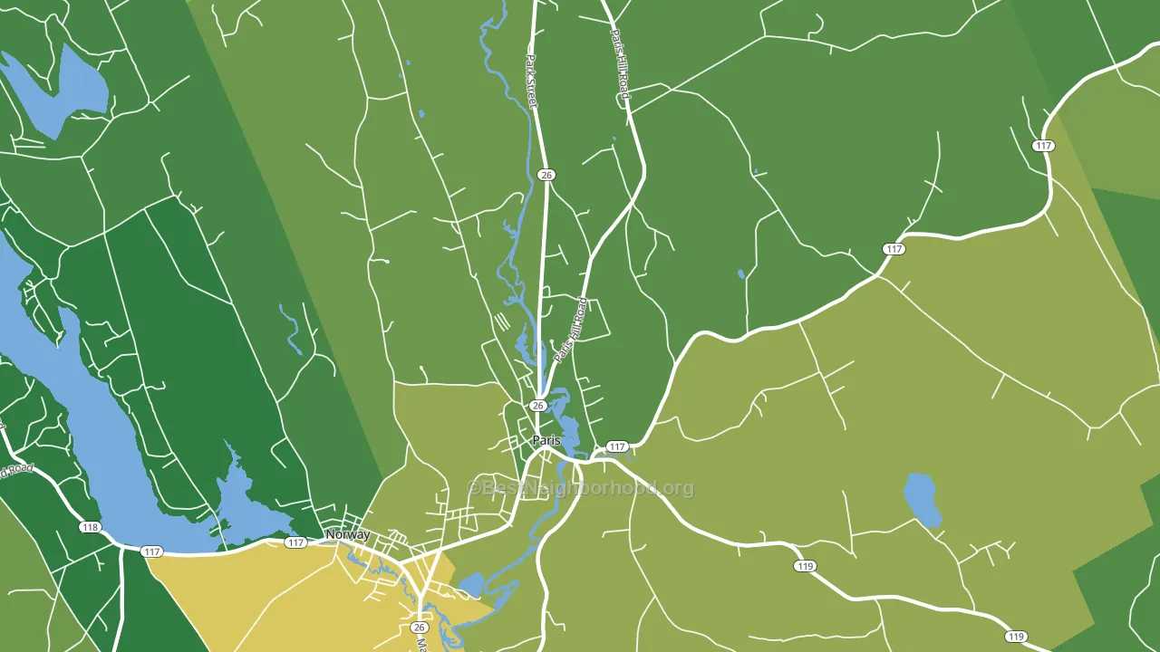 04281, ME block-group voter-turnout map