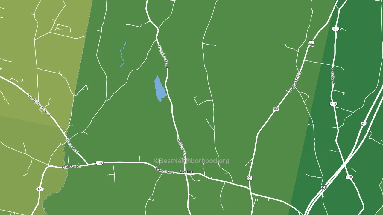 04287, ME block-group voter-turnout map
