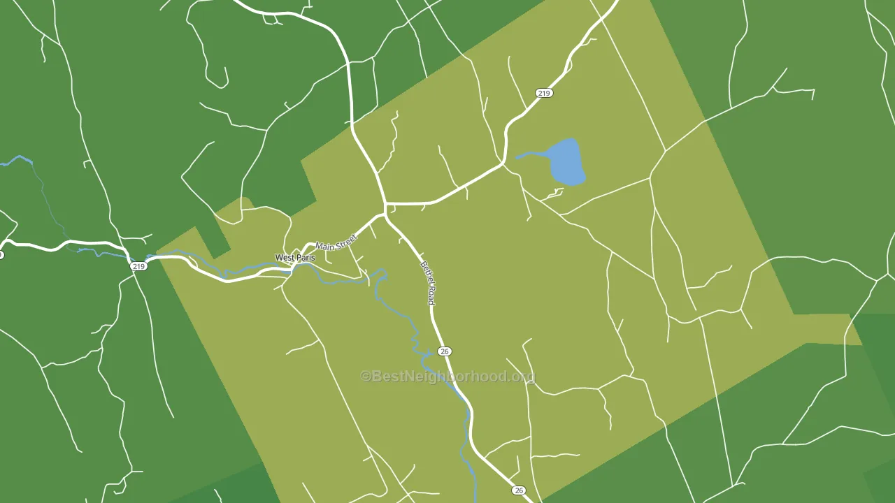 04289, ME block-group voter-turnout map