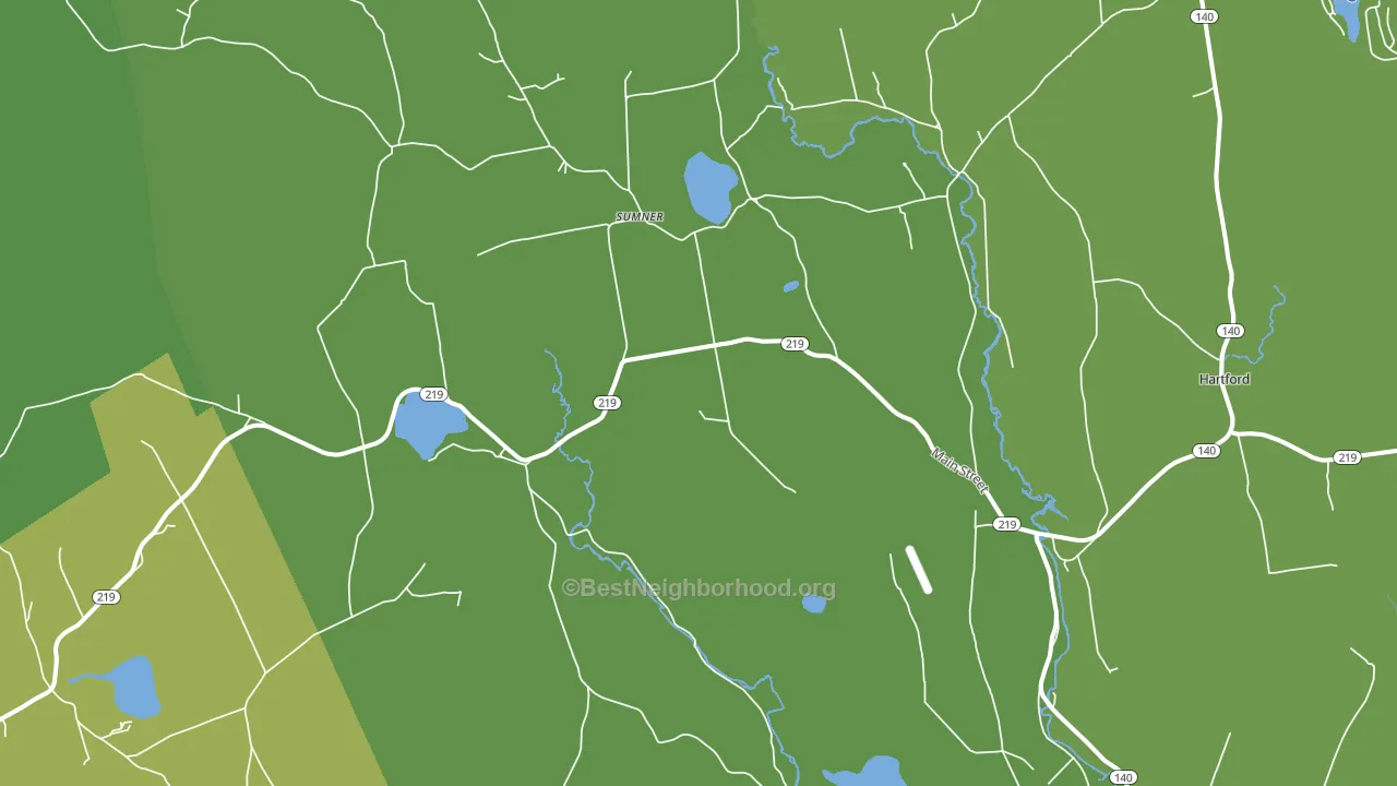 04292, ME block-group voter-turnout map