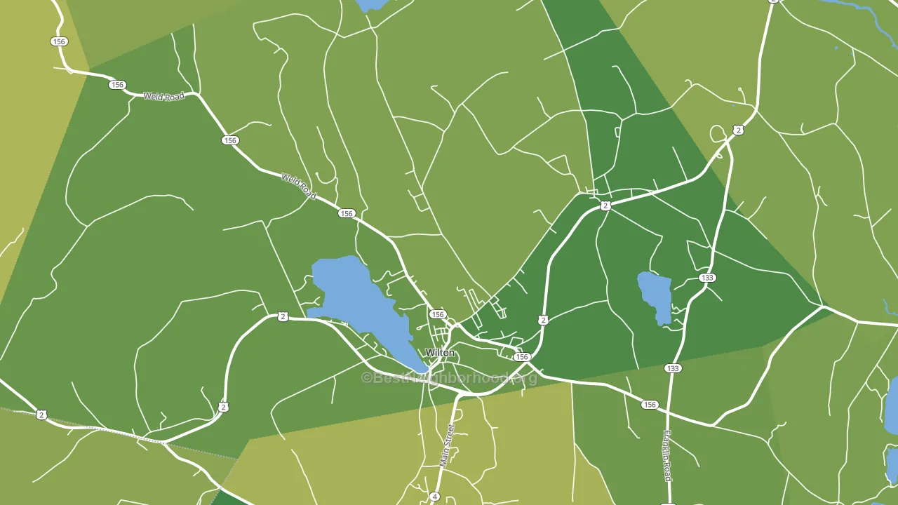 04294, ME block-group voter-turnout map