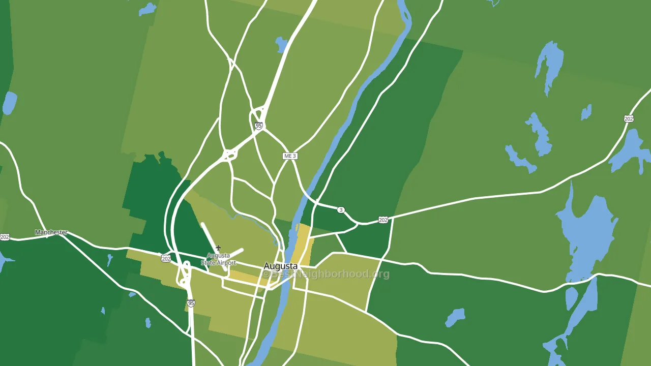 04330, ME block-group voter-turnout map