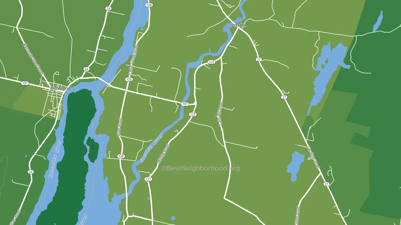 04342, ME block-group voter-turnout map