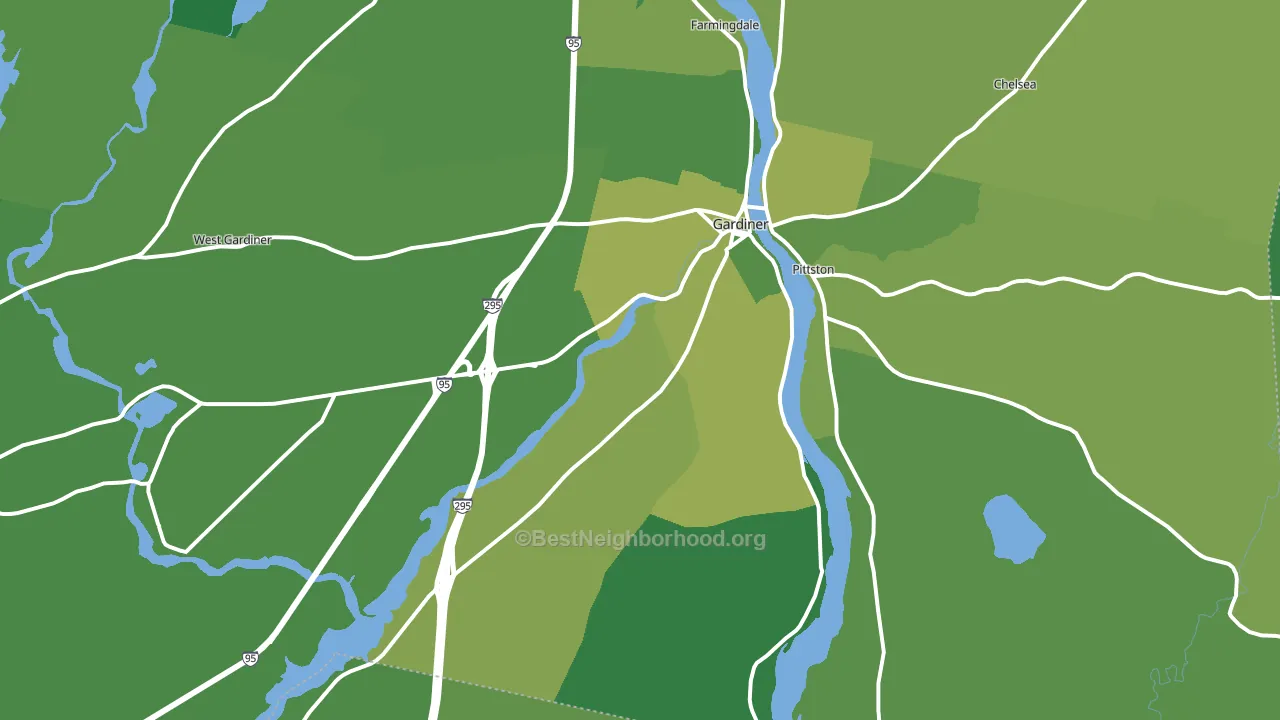 04345, ME block-group voter-turnout map