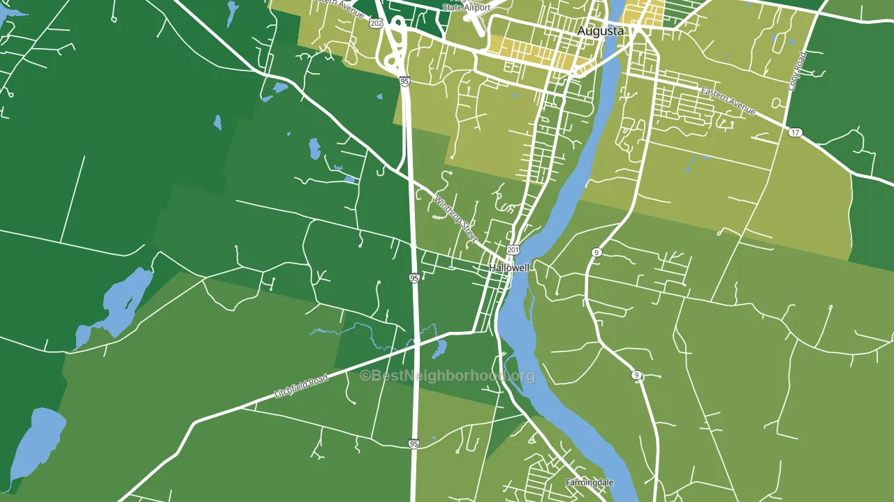 04347, ME block-group voter-turnout map