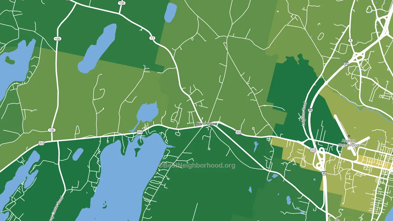 04351, ME block-group voter-turnout map