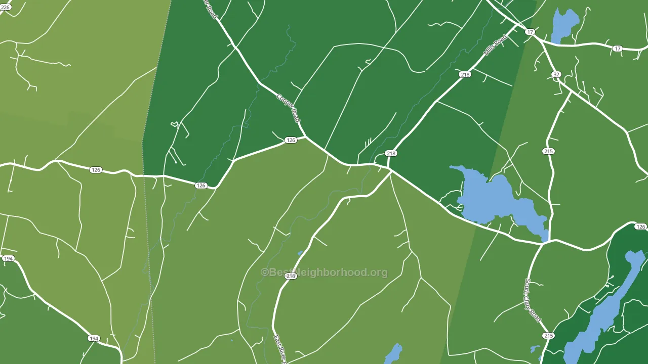 04353, ME block-group voter-turnout map