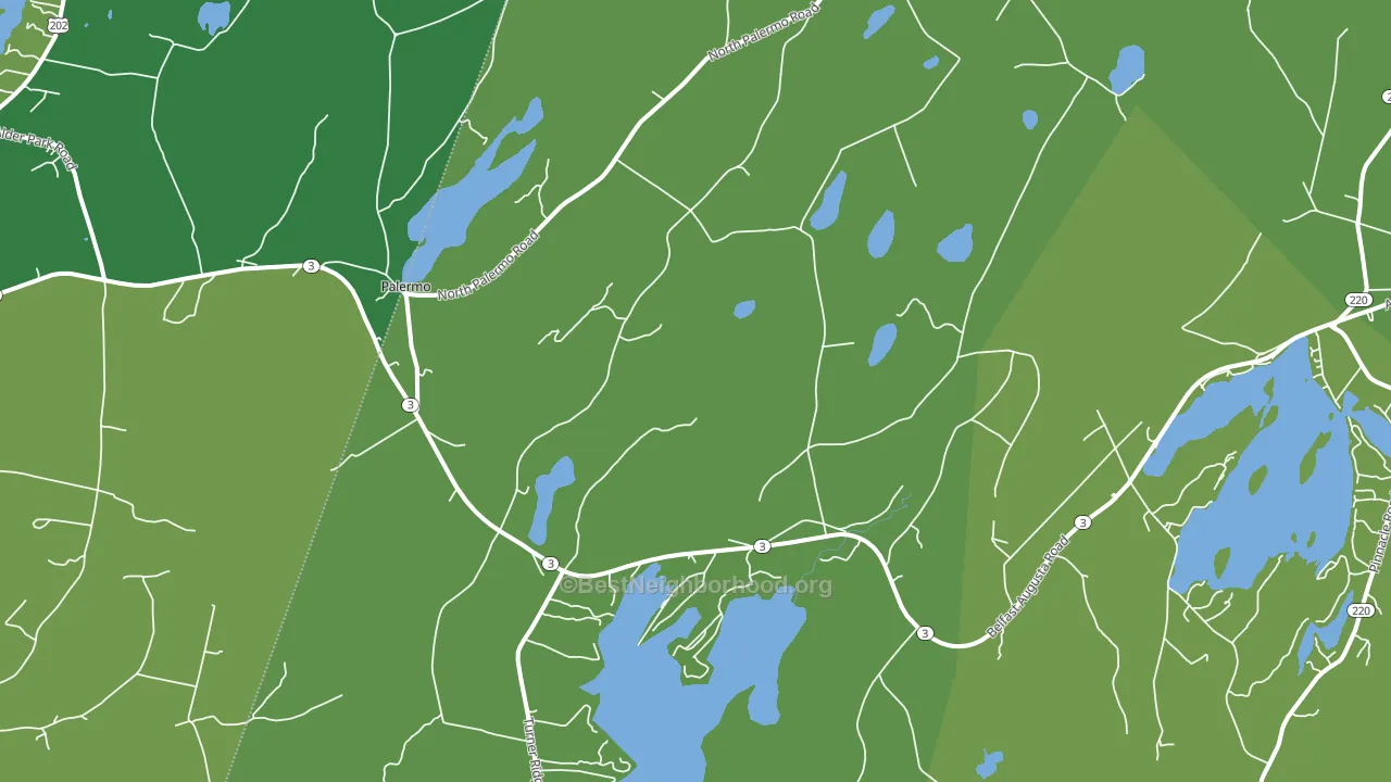 04354, ME block-group voter-turnout map