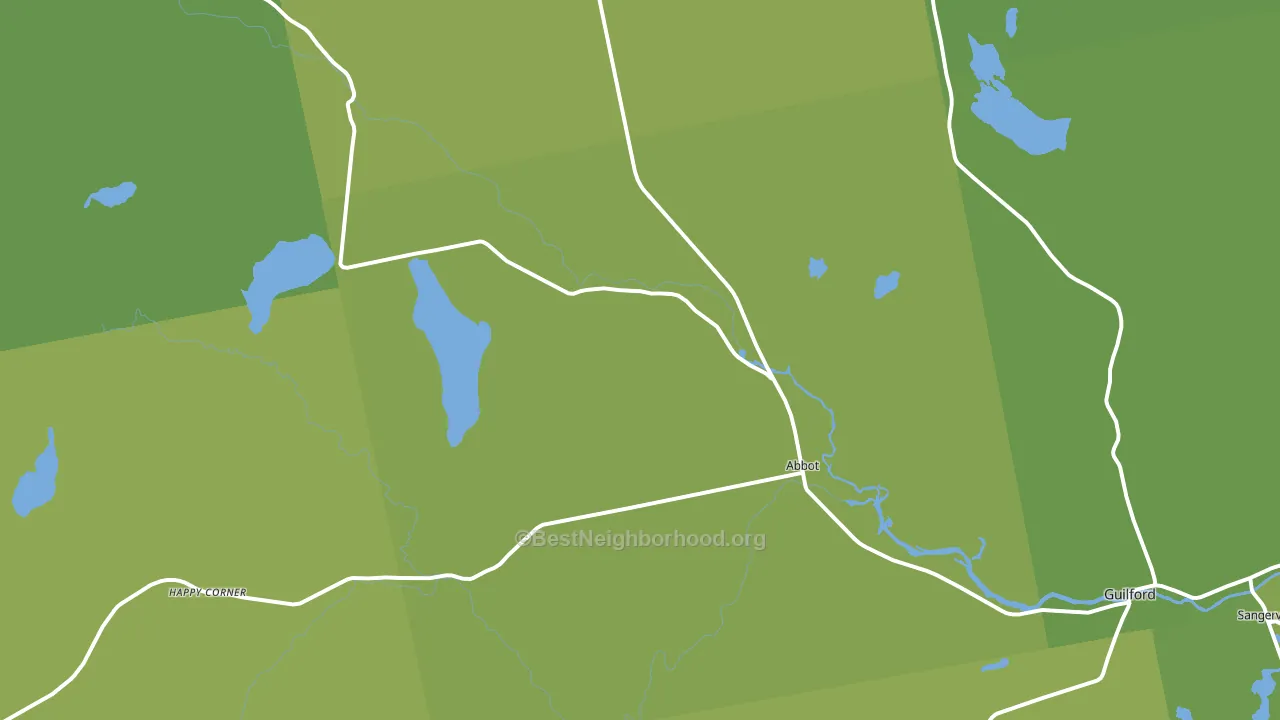 04406, ME block-group voter-turnout map