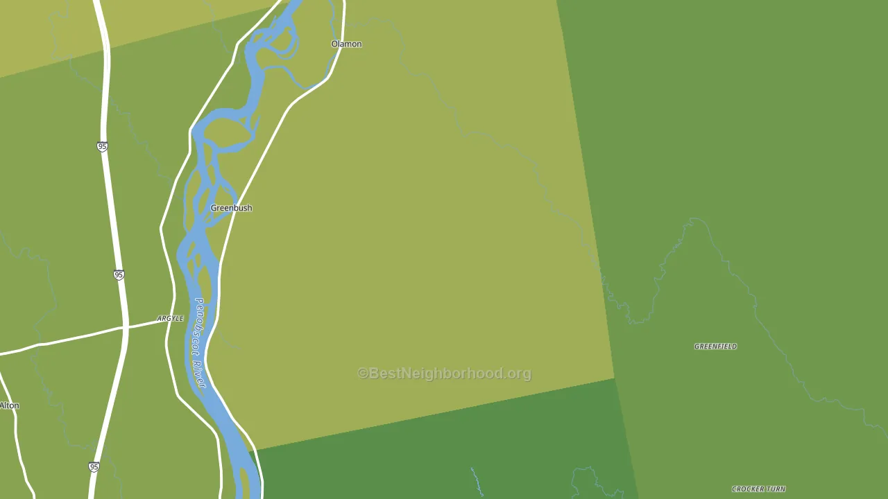 04418, ME block-group voter-turnout map