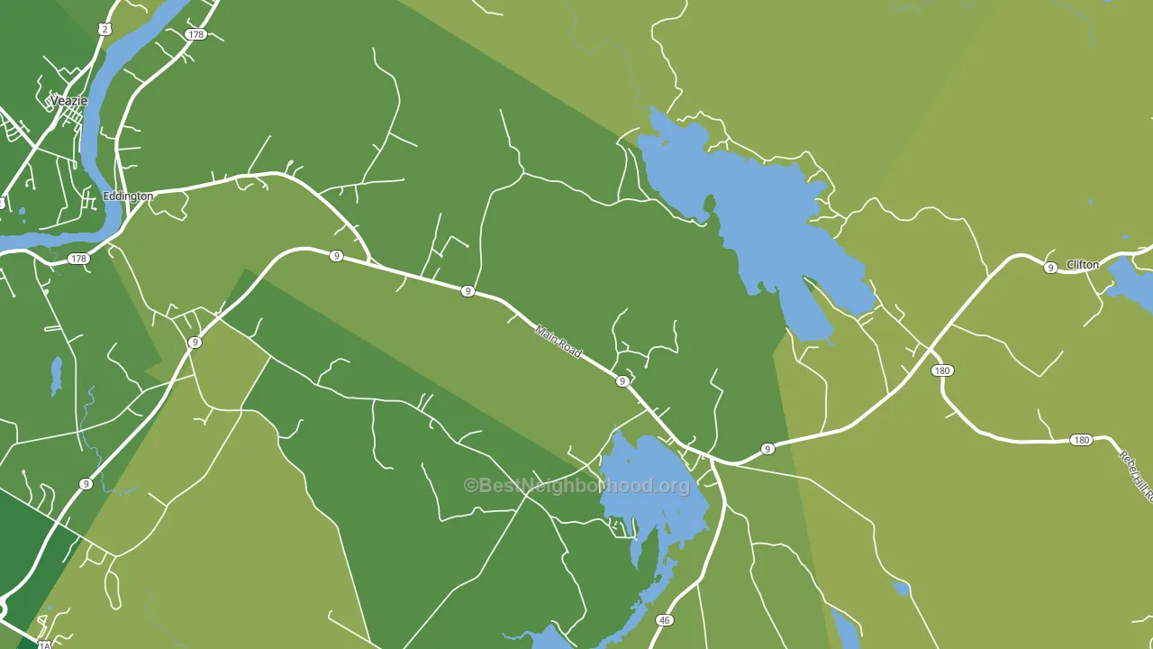 04428, ME block-group voter-turnout map