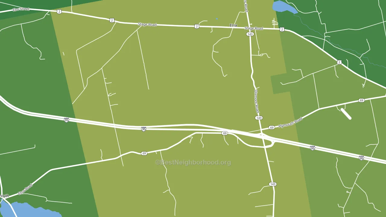 04434, ME block-group voter-turnout map
