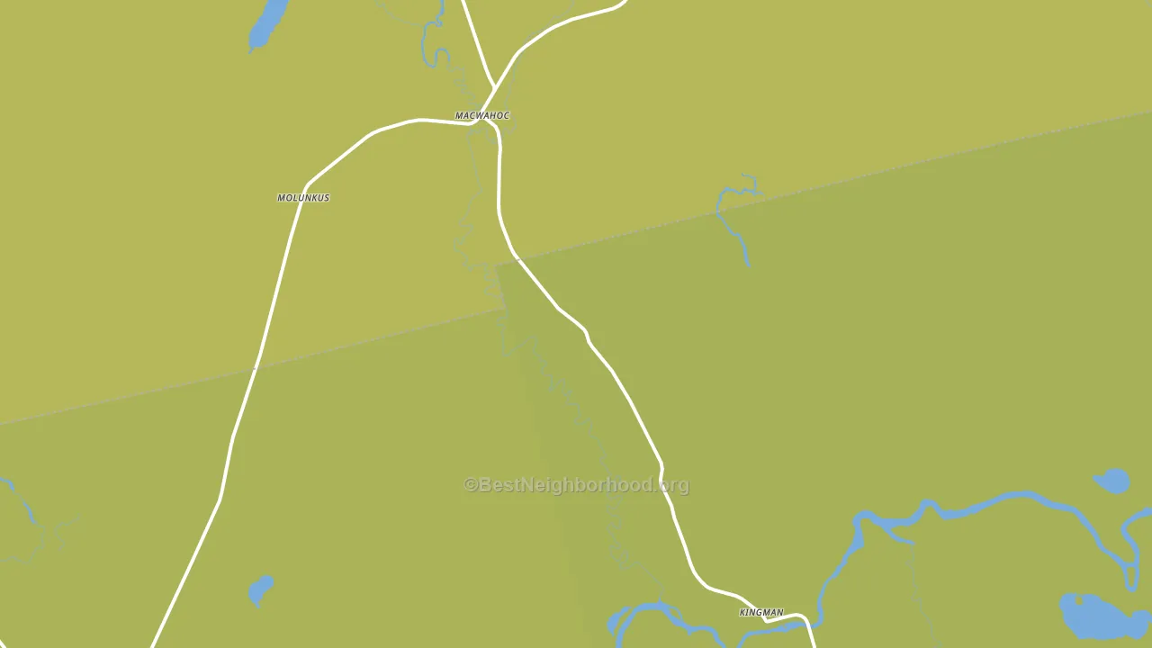 04451, ME block-group voter-turnout map