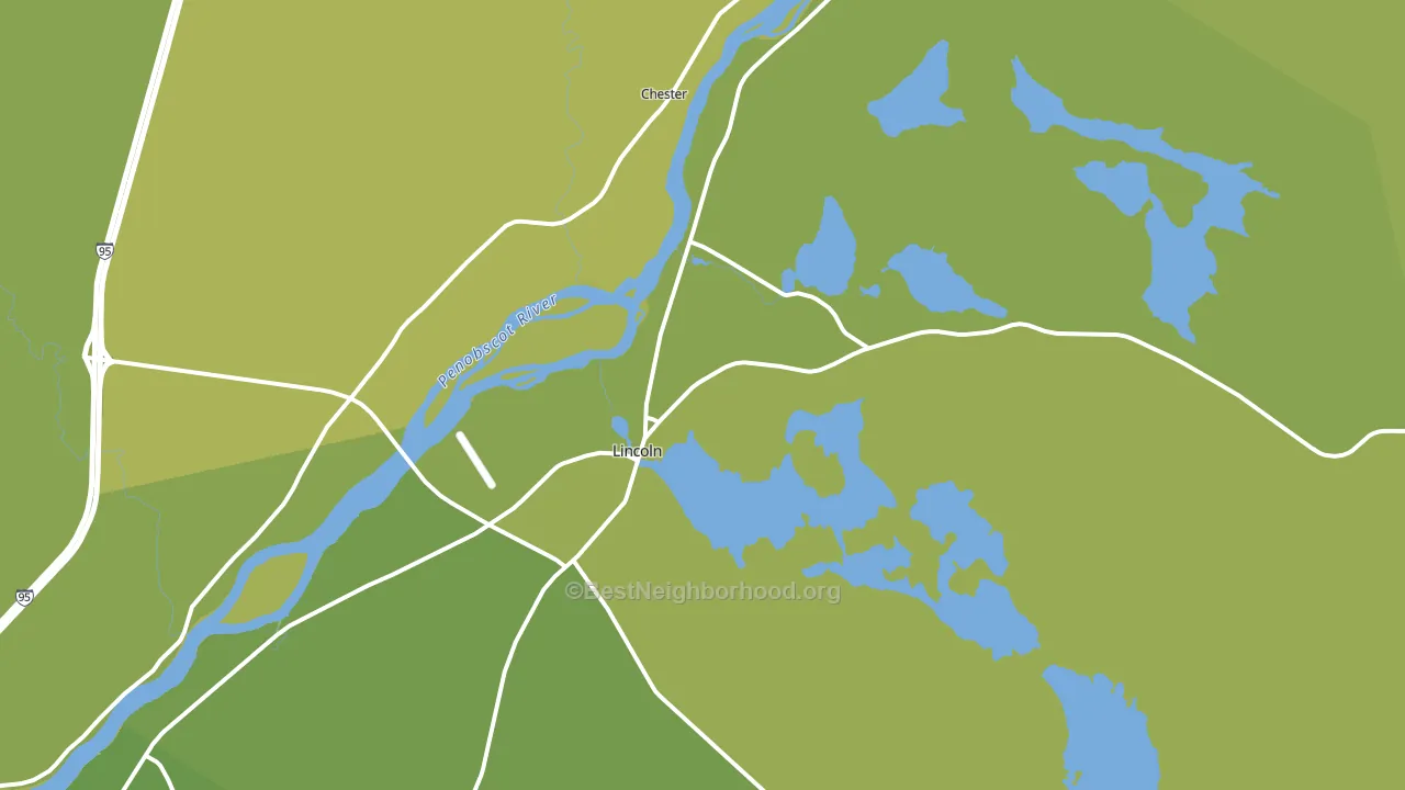 04457, ME block-group voter-turnout map