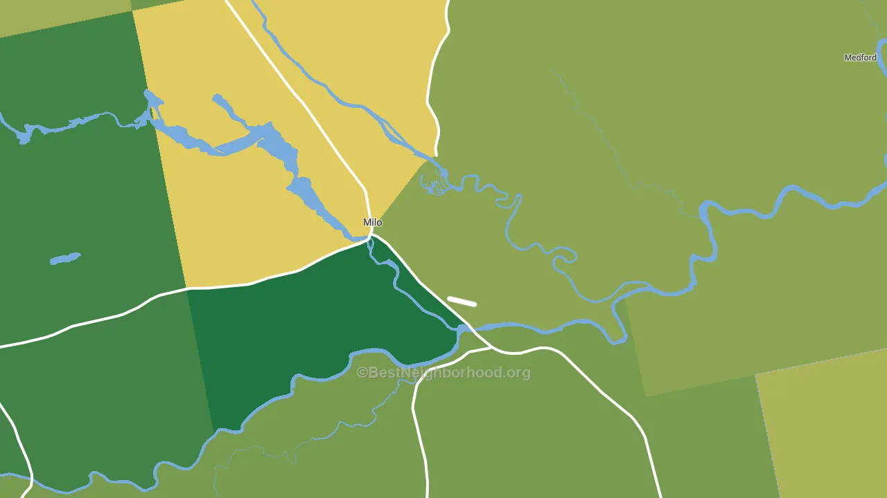 04463, ME block-group voter-turnout map