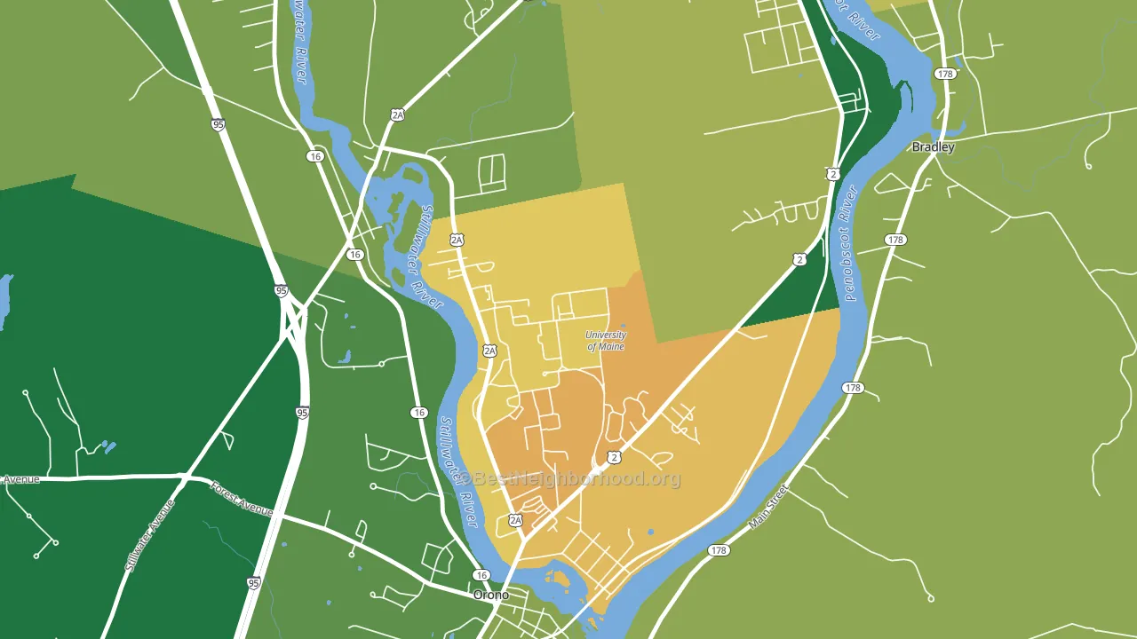 04469, ME block-group voter-turnout map