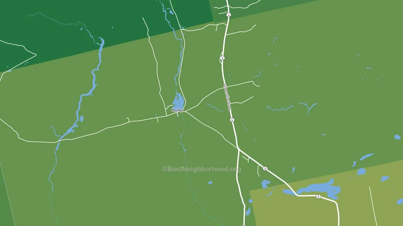 04485, ME block-group voter-turnout map