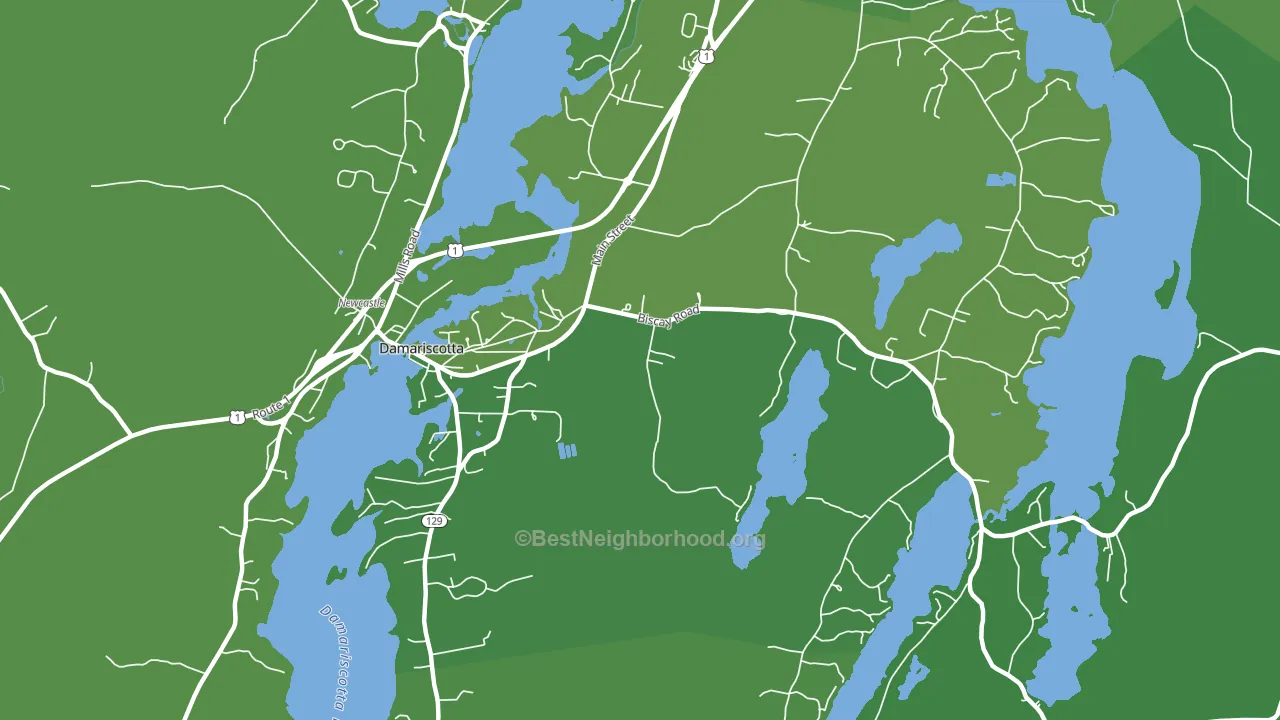 04543, ME block-group voter-turnout map