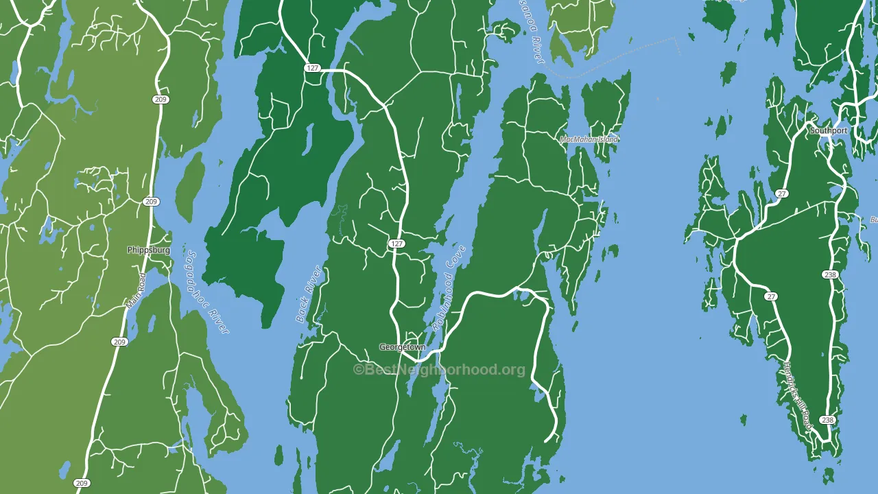 04548, ME block-group voter-turnout map