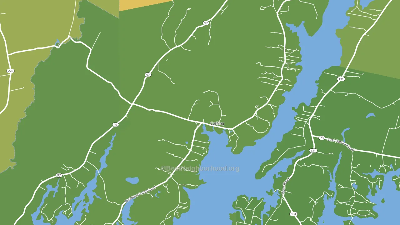 04563, ME block-group voter-turnout map