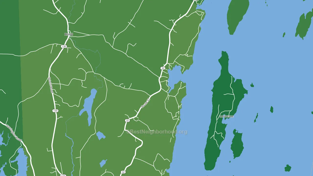 04564, ME block-group voter-turnout map