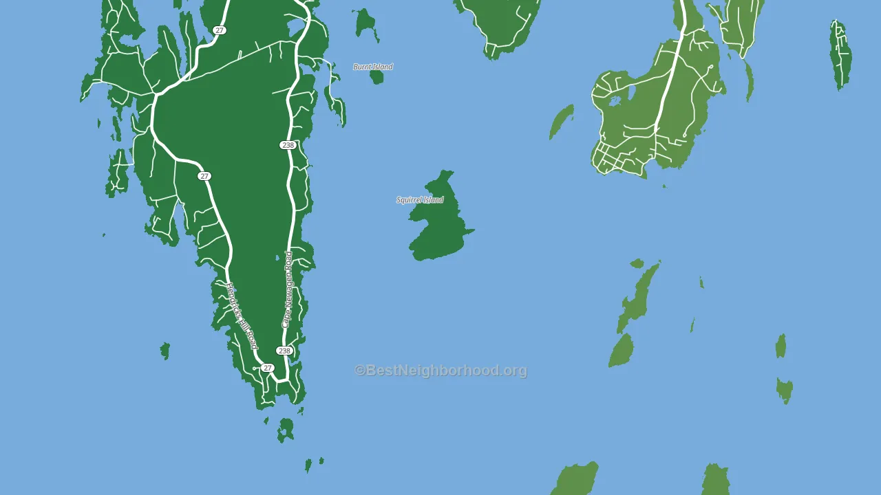 04570, ME block-group voter-turnout map