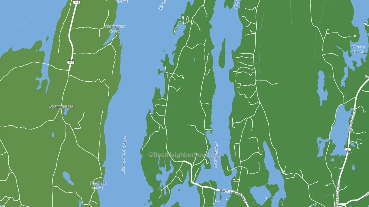 04571, ME block-group voter-turnout map