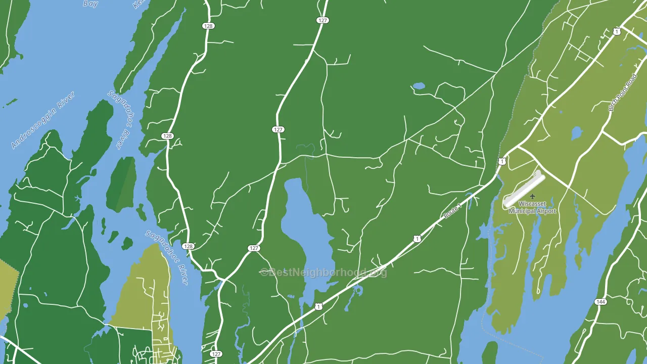 04579, ME block-group voter-turnout map