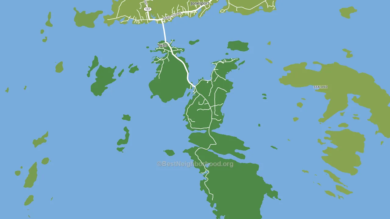 04611, ME block-group voter-turnout map