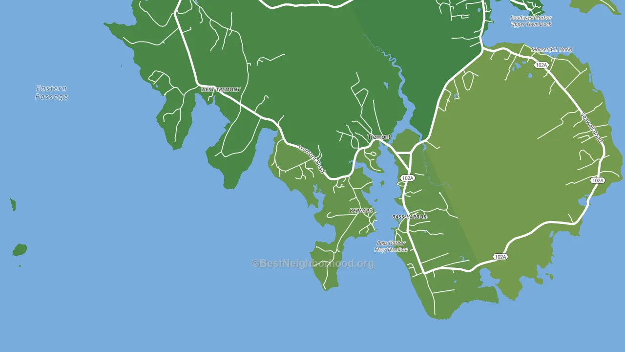 04612, ME block-group voter-turnout map