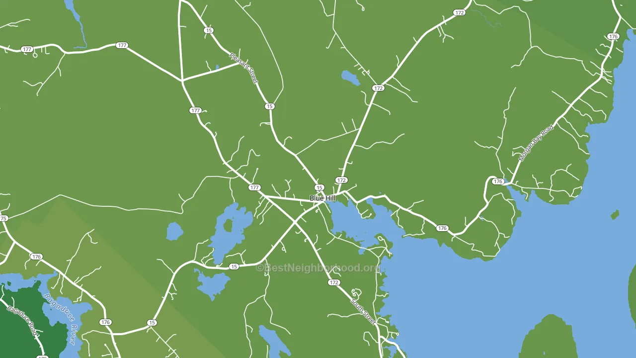 04614, ME block-group voter-turnout map