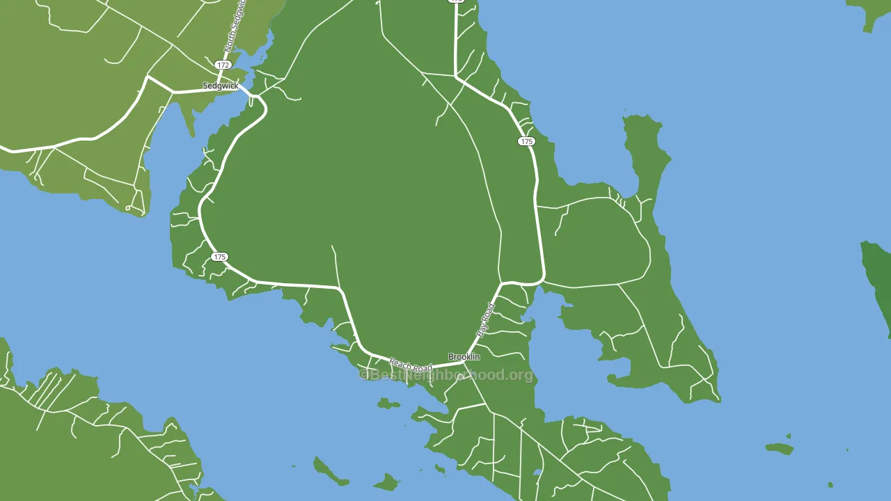 04616, ME block-group voter-turnout map