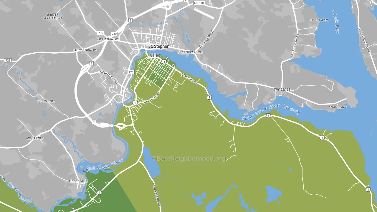 04619, ME block-group voter-turnout map