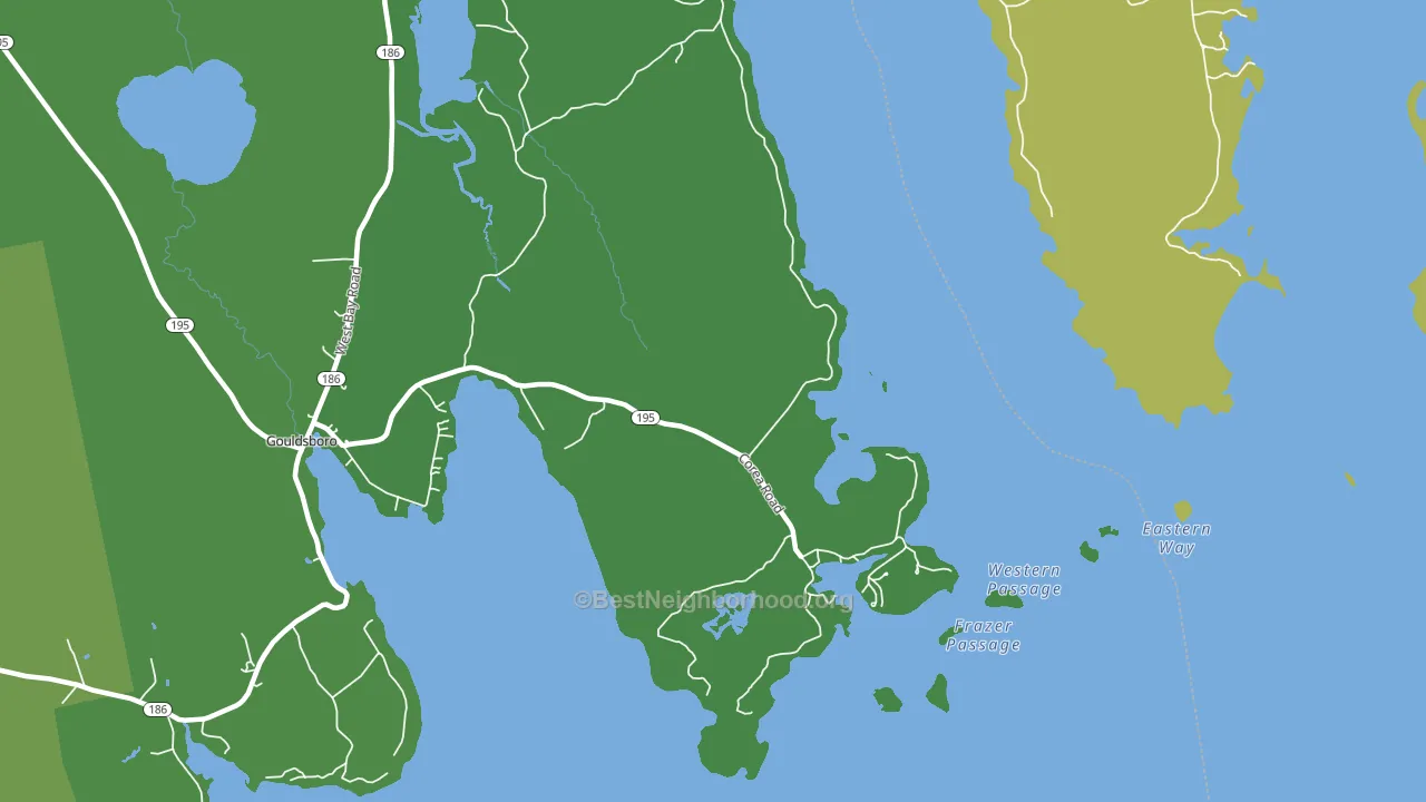 04624, ME block-group voter-turnout map