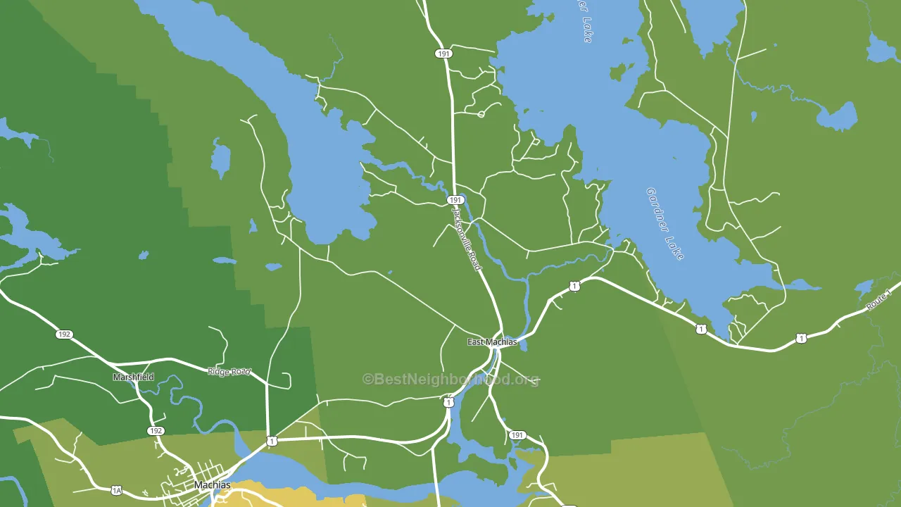 04630, ME block-group voter-turnout map