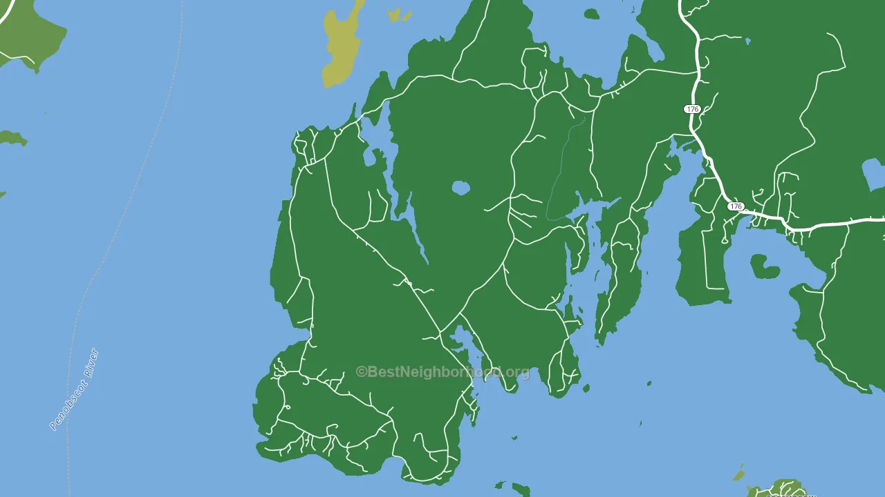 04642, ME block-group voter-turnout map