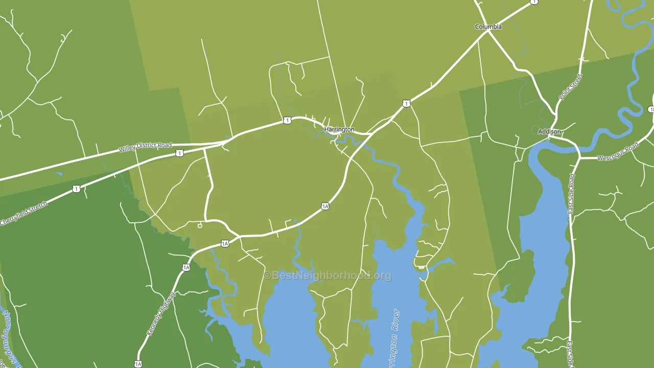 04643, ME block-group voter-turnout map