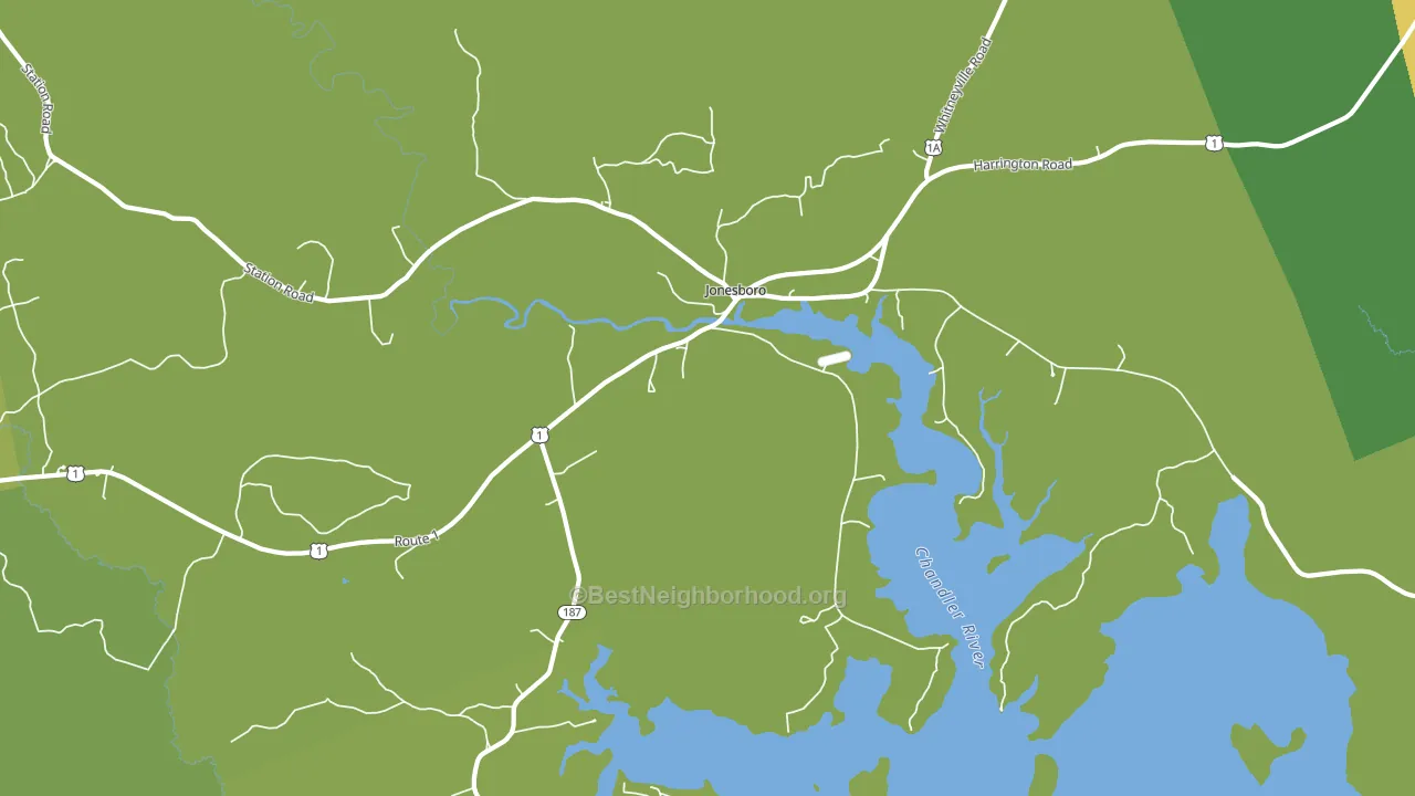 04648, ME block-group voter-turnout map