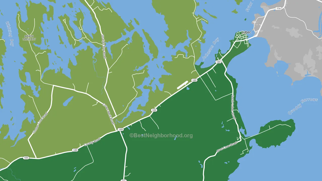 04652, ME block-group voter-turnout map