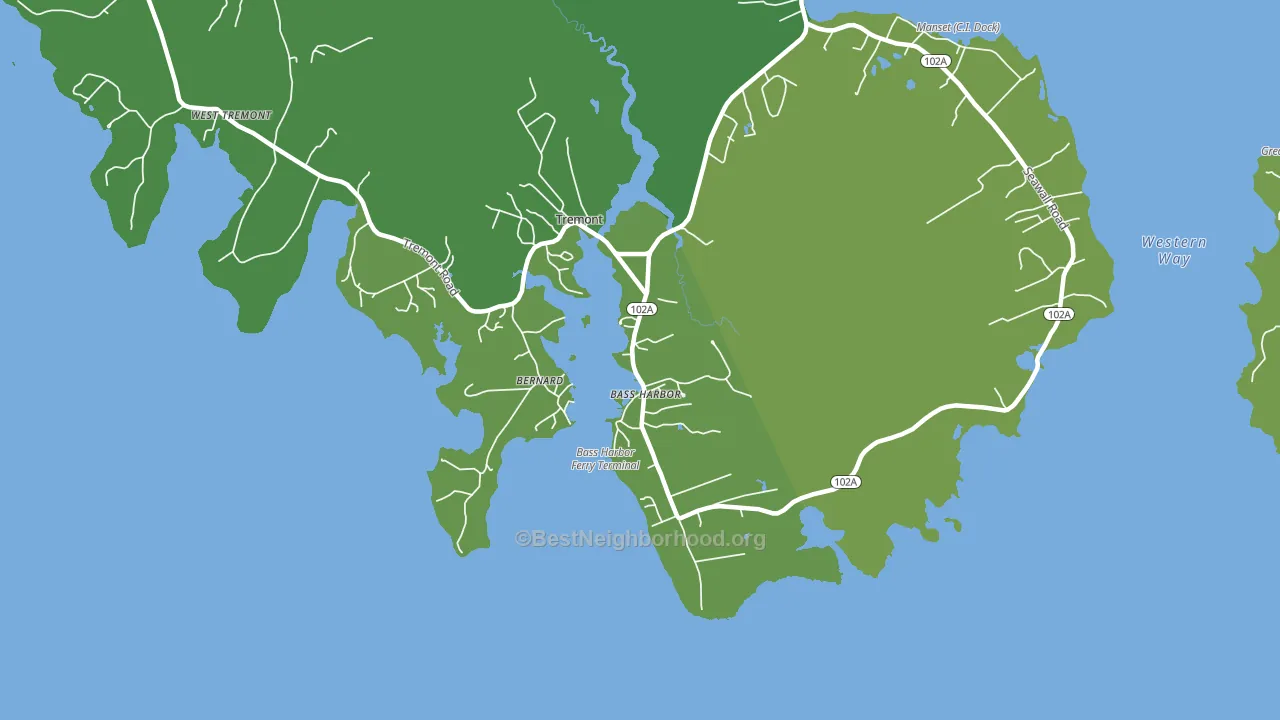04653, ME block-group voter-turnout map