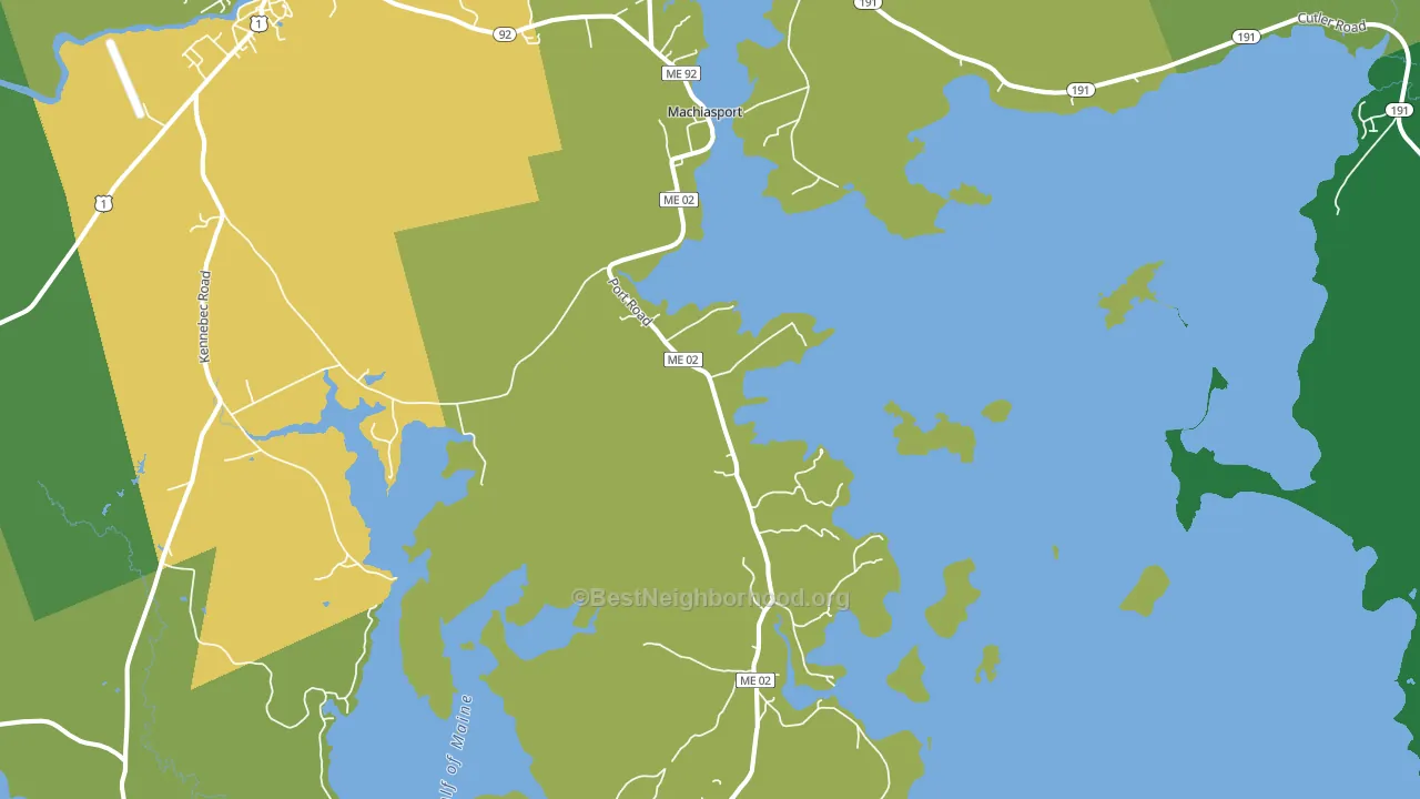 04655, ME block-group voter-turnout map