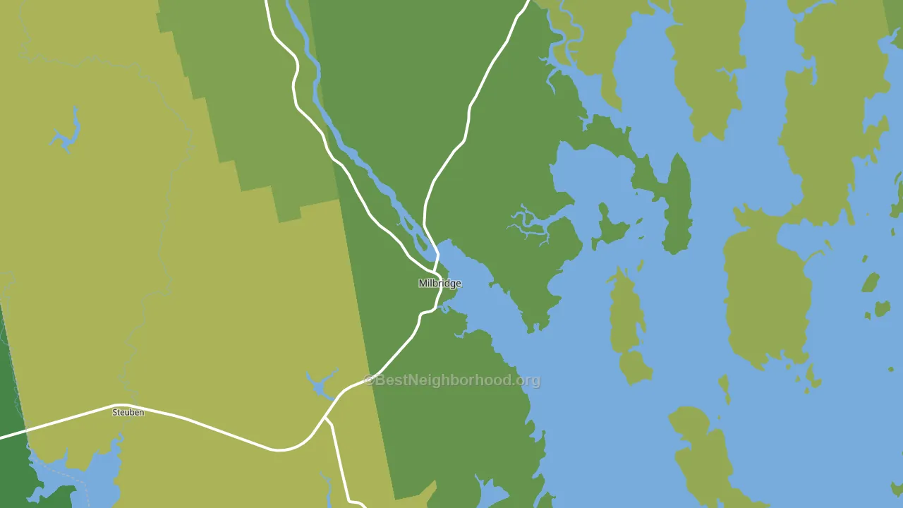 04658, ME block-group voter-turnout map