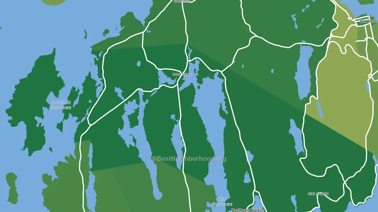 04660, ME block-group voter-turnout map