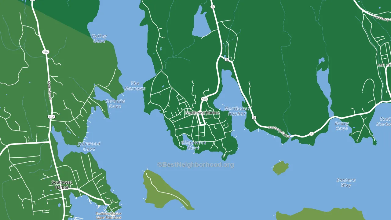 04662, ME block-group voter-turnout map
